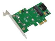 MP3S mSATA to SATA adapter for PCIe Slot