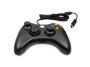 Black USB Wired Game Controller Game Pad For Xbox 360