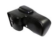 Protective PU Leather Camera Case Bag With Tripod Design Compatible For Nikon D3200 SLR Digital Camera Black