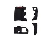 A Set of 4 Pcs Repair Part of Grip Rubber Cover Unit Camera Replacement for Nikon D700 DSLR Camera with 3M Glue Tape