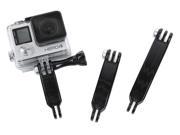 3Pcs Universal Extension Arm Adapter Set for GoPro Hero 4 Hero 3 3 Plus Hero 3 Hero 2 Hero 1 Cameras Black