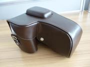 Protective PU Leather Camera Case Bag with Tripod Design Compatible For Nikon DSLR D90 18 200mm Lens Dark Brown