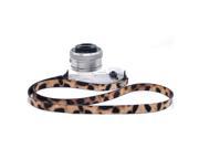 Fashion Design Universal PU Leather SLR DSLR Camera Shoulder Neck Strap Belt for Leica Fuji Pentax Sony Nikon Panasonic Camera Leopard