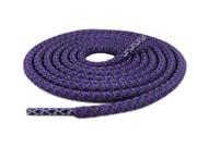 2 Pair Pack Reflective Round Dress Shoelaces 4mm Wide Mixed Colors 120cm Lengths For Sneakers and Shoes Purple