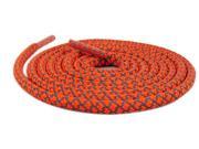 2 Pair Pack Reflective Round Dress Shoelaces 4mm Wide Mixed Colors 120cm Lengths For Sneakers and Shoes Orange