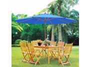 13 Ft Patio Umbrella German Beech Wood for Beach Yard Garden Cafe Bar Outdoor