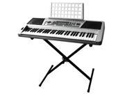 Electronic Piano Keyboard 61 Key Music Key Board Piano With X Stand Heavy Duty