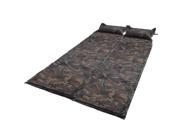 Yescom 2x Camoflage Self Inflate Air Mattress Pad Bed Pillow Camping Hiking Picnic