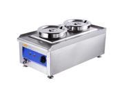 Commercial Kitchen Stainless Steel Soup Chili Food Warmer Countertop Electric
