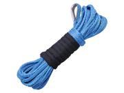 50 X 1 4 Dyneema Synthetic Winch Rope Cable 5000 ATV SUV Recovery Replacement