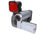 36 LED IR Night Vision Video Light Rechargeable Lamp For Camera Camcorder