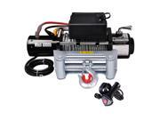 8000 lb 12V Recovery Truck Trailer ATV SUV Winch 5.5HP Electric Towing Mount