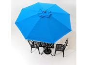 8Ft 8 Ribs Patio Umbrella Replacement Canopy Outdoor Cover Top Color Optional