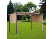 17x6.5 Ft Pergola Canopy Replacement Cover Outdoor Yard Patio Beige 200g UV30