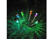 12pcs Solar Powered Color Changing LED Light Pathway Landscape Garden Outdoor