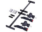 2 Retractable Universal Golf Cart Seat Belts and Bracket Kit for EZGO Yamaha Club Car