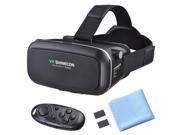 3D VR Glasses Virtual Reality Headset w Bluetooth Remote Controller For Android iOS Smartphone iPhone 7 6s 6 5s
