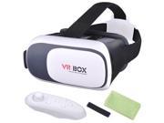 VR Box 2nd Gen Virtual Reality 3D Glasses Headset Bluetooth Control Android iOS Smartphone Head mounted