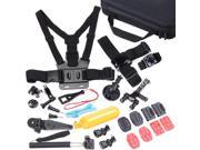 26pcs Accessories Kit for GoPro HD Hero 4 3 3 2 1 with Large Bag Outdoor