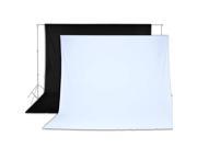 10x10 Black White 100% Cotton Muslin Backdrops Photo Studio Background