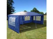 20 x10 Wedding Party Tent Heavy Duty Gazebo Pavilion Event w 4 Removable Side Walls Blue