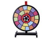 WinSpin™ 15 Tabletop Editable Color Prize Wheel 2 Circles 2 Pointers Spinning Game Tradeshow