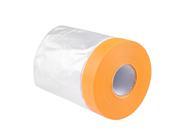 1.8ft x 82ft Adhesive Masking Film Tape Poly Surface Painting Protection Cover