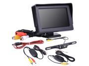 Car Rear View System 4.3 TFT LCD Parking Monitior with Waterproof Night Vision Camera