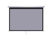 Instahibit™ 100 16 9 87 x 49 Manual Pull Down Wall Mount Projection Screen Grey