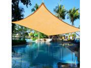 16 x 12 Ft Rectangle Sun Shade Sail UV Top Outdoor Canopy Patio Lawn