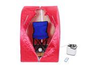 Yescom 2L Portable Steam Sauna SPA Slim Personal Detox Weight Loss Home Indoor Red 12PSN001 STM 02