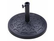 19.5 31 lbs Round Umbrella Base Heavy Stand Holder Fit for 8 9 10 Patio Garden Umbrella