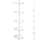 5 Layers Corner Shelf Caddy Bathroom Storage Rack Tower Organizer Holder Basket