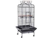 Large Parrot Bird Cages House Open Playtop Dome Top Option Pet Supply