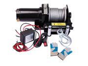 2000 lb 0.9HP Electric Recovery Winch Free Gloves ATV UTV Jeep Trailer Truck 12V 2000 lb 0.9HP Electric Recovery Winch Free Gloves ATV UTV Jeep Trailer Truck 12V