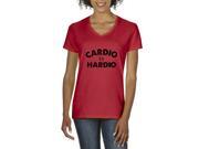 Artix Cardio is Hardio Gym Workout Fitness Exercise Sport Transformation Apparel Gift 4 Best Friend Christmas Halloween Healty Women's V-Neck T-Shirt Tee Clothe Artix Cardio is Hardio Gym Workout Fitness Exercise Sport Transformation Apparel Gift 4 Best Friend Christmas Halloween Healty Women's V-Neck T-Shirt Tee Clothe