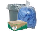 Earthsense Recycled Star Bottom Trash Bags 31 33 gal Clear 100ct WBI RNW4015C