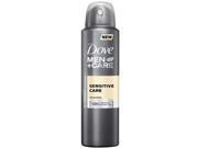 Sensitive Care Antiperspirant Spray 150ml By Dove Man Care Pack of 6