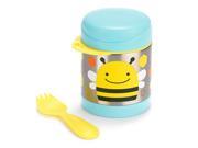 Skip Hop Baby Zoo Little Kid and Toddler Insulated Food Jar and Spork Set Multi Brooklyn Bee
