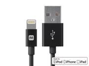 Monoprice Select Series Apple MFi Certified Lightning to USB Charge Sync Cable 6 inch Black