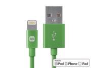 Monoprice Select Series Apple MFi Certified Lightning to USB Charge Sync Cable 6 inch Green