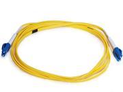 Monoprice Fiber Optic Cable LC LC Single Mode Duplex 2 meter 9 125 Type Yellow