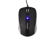 Soft Touch 3 Button Optical Mouse Black