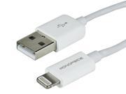 Monoprice 3ft MFi Certified Lightning to USB Charge Sync Cable for iPad iPhone and iPod White