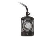 Monoprice 2 Outlet Heavy Duty Outdoor Electromechanical 24hr timer