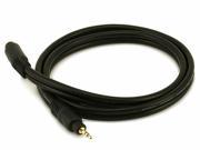 Monoprice 105586 3 Feet Premium Stereo Male to Stereo Female 22AWG Extension Cable Black