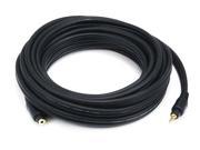 MonoPrice 5590 20ft 22AWG 3.5mm Stereo Male to Female M F Extension Cable Cord