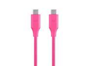 Monoprice Palette Series 2.0 USB C to USB C 6 inch Pink