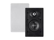 Monoprice Alpha In Wall Speakers 4 Inch Carbon Fiber 2 way pair