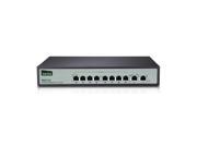 Monoprice 8 2 Port Fast Ethernet PoE Switch 8 Port PoE 802.3af 802.3at 140W